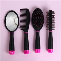 Набор парикмахерский, 4 предмета, 21.5 (±1) см, МИКС