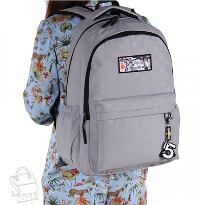Рюкзак женский текстильный 1819PW l.gray Sikale