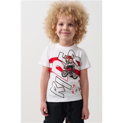 Фуфайка трикотажная для мальчиков (футболка) PLAYTODAY, 1239880