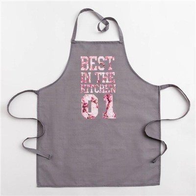 Фартук Этель Best in the kitchen 60×70 см, 100% хлопок, репс 210 г/м²