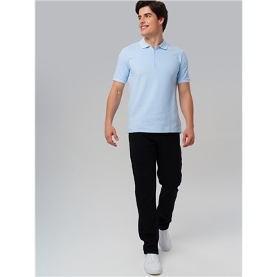 Джемпер трикотажный с воротником поло для мужчин