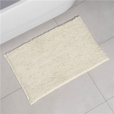 Коврик для дома LaDо́m, букли, плотность 1400 г, 50×80 см, белый