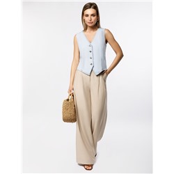 Жилет из эластичного денима