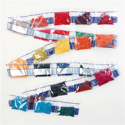 Алмазная мозаика с полным заполнением на холсте с подрамником «Львы», 40×50 см