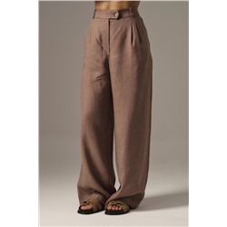 Брюки палаццо  TR241_Fawn/Кофе