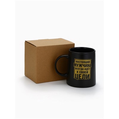 Кружка чайная керамическая «Настоящий мужчина», 380 мл