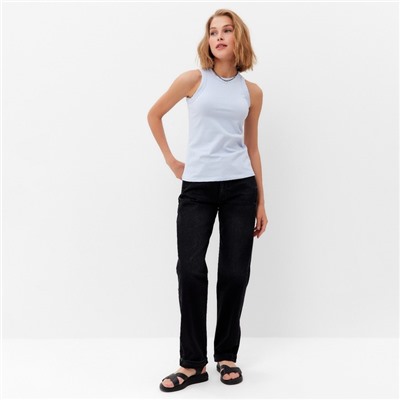 Майка женская MINAKU: Basic line, размер 44, светло-голубая