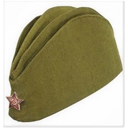 Сувенир Пилотка со звездой (56 размер) без подкладки 80015 ABC
