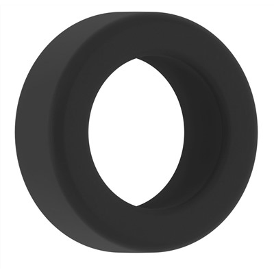 Чёрное эрекционное кольцо Cockring No.39