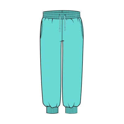 Брюки трикотажные для девочек