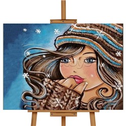 Набор для рисования "Картина по номерам 30х40 см. Красотка"