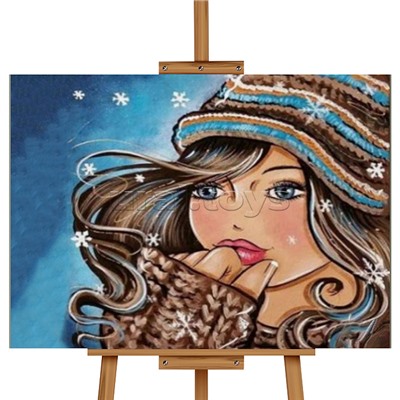 Набор для рисования "Картина по номерам 30х40 см. Красотка"