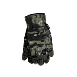 Утеплённые мужские перчатки мультицвет