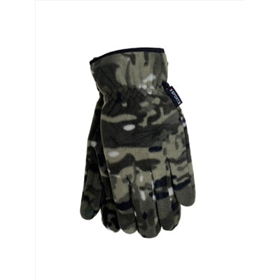 Утеплённые мужские перчатки мультицвет