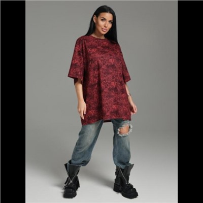 Футболка Ирбис (Бордо)