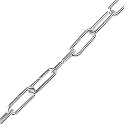 Цепь для привязи собак, 3 м, калибр 3×30 мм, гальванизированная