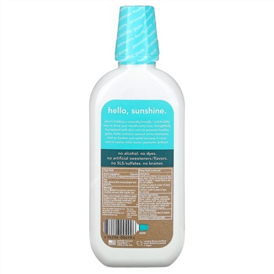 Hello, Naturally Healthy, Antigingivitis Mouthwash with Aloe Vera + Coconut Oil, Natural Mint, 16 fl oz (473 ml)