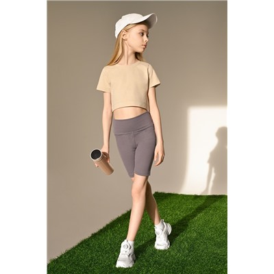 Укороченная футболка для девочки Happyfox