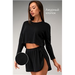 Женская пижама с шортами из ажурного хлопка Happyfox