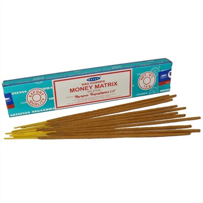 SATYA Ароматические палочки Money Matrix 15 г х 12 уп.