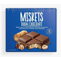 Шоколад с ореховой начинкой "Misket Dubai chocolate " Турция , 100 гр