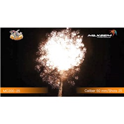 Фейерверк MC200-25 Черная магия / Black Magic (1.9" х 25)