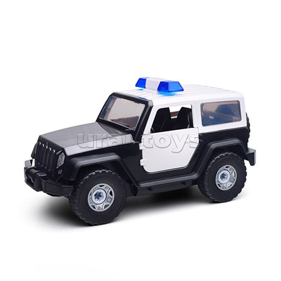 Конструктор "Полицейская машина" (свет/звук) в коробке