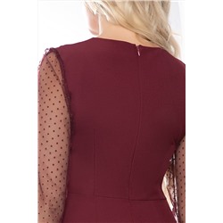 Платье "Идеал красоты" (бордо) П8488