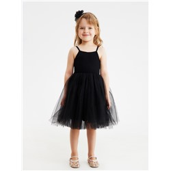 Платье для девочки MINAKU: PartyDress, с пышной юбкой, рост 98-104 см, чёрное