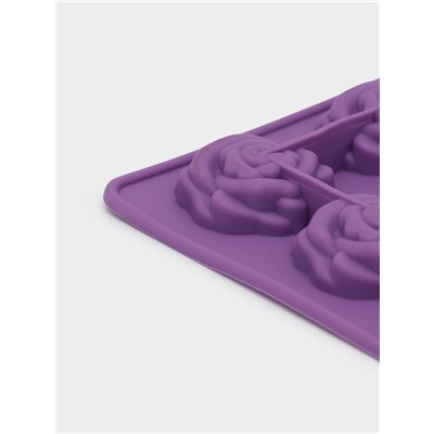 Форма для кондитерских украшений Доляна «Розочки», силикон, 20.7×14.3×1.3 см, 12 ячеек, МИКС