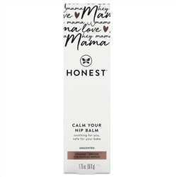 The Honest Company, Calm Your Nip Balm, Unscented , 1.75 oz (50 g)