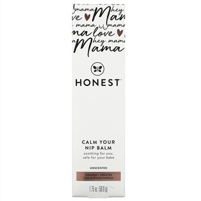 The Honest Company, Calm Your Nip Balm, Unscented , 1.75 oz (50 g)