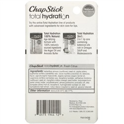 Chapstick, Total Hydration, бальзам для губ, «Свежий цитрус», 3,5 г