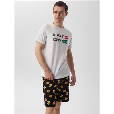 Пижама мужская KAFTAN Work off, размер 48