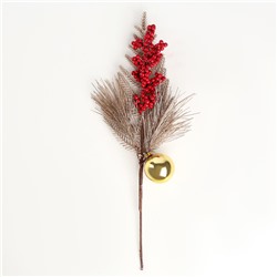 Ветка декоративная новогодняя, 36×16×5 см