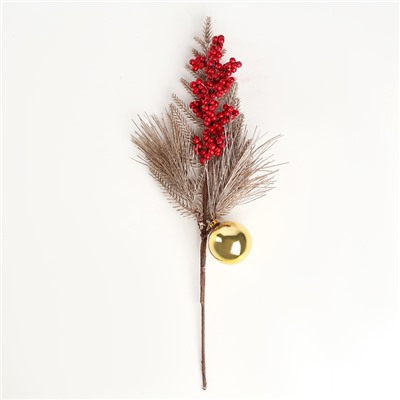 Ветка декоративная новогодняя, 36×16×5 см