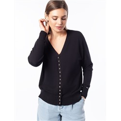 Кардиган тонкой вязки из вискозы