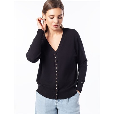 Кардиган тонкой вязки из вискозы