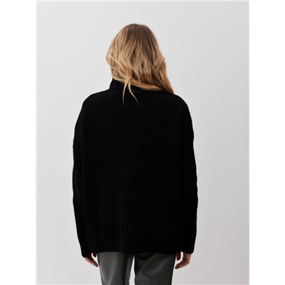 Джемпер женский MINAKU: Casual collection, чёрный, размер 42