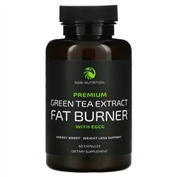 Nobi Nutrition, Premium Green Tea Extract Fat Burner with EGCG, 60 Capsules