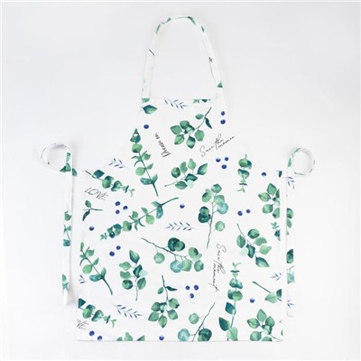 Фартук «Этель» Eucalyptus 60×70 см, 100% хлопок, саржа 190 г/м²
