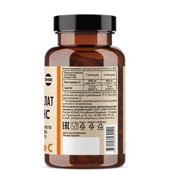 Цинк + Витамин С OVERvit, 60 капсул