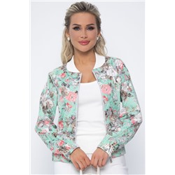 Бомбер Эшли (мятная роза) Б13548-41М