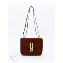 Сумка женская кожаная 1045MF brown Polina&Eiterou