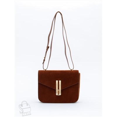Сумка женская кожаная 1045MF brown Polina&Eiterou