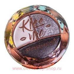Farres Тени для век Kiss Me 3 цвета тон 08 Черный серый белый 1006