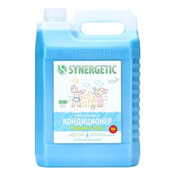 Кондиционер-ополаскиватель для белья Synergetic «Бескрайний океан», гипоаллергенный, 5 л