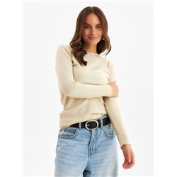 Джемпер женский MINAKU, тёмно-бежевый, размер 42-44