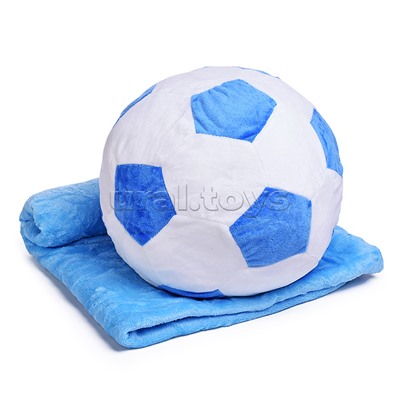 Мягкая игрушка "Мягкий мяч" с пледом (110х150)