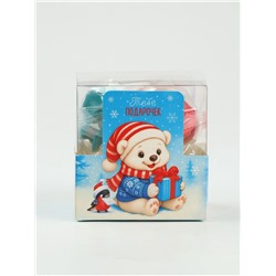Печенье с предсказанием цветное в подарочной коробке «Счастливого года», 4 шт.